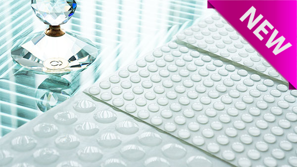 Kristallklare, hochglänzende Puffer 